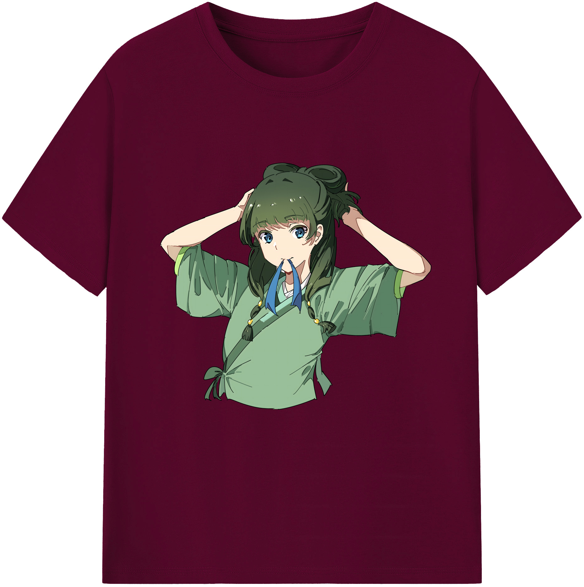 （画像用） 薬屋のひとりごと The Apothecary Diaries レディースカジュアルプリントTシャツ（綿100％）